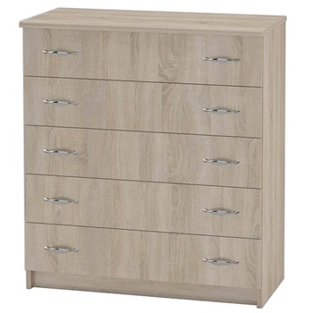 Comoda 5 Sertare, 5B, 80x39x90cm, Sonoma Comoda 5 Sertare, 5B, 80x39x90cm, Sonoma