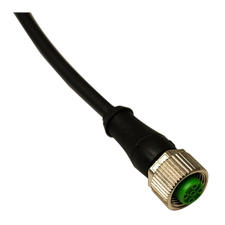 Conectar axial M12, 4 poli 10m cablu CD12M/0B-100A1