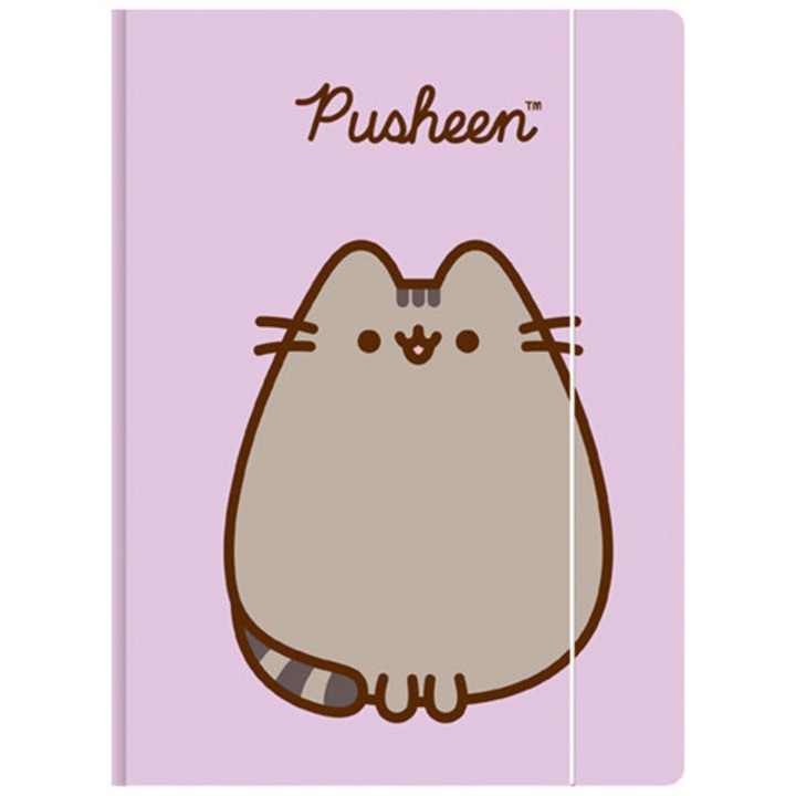 Dosar cu banda elastica A4 Pusheen v3 Unipap Majewski