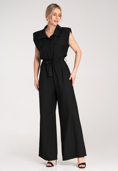 Salopeta eleganta Figl, formala, neagra, fabricata din material de calitate, One Size INTL