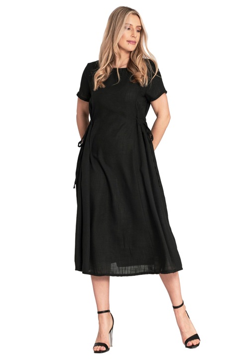 Rochie de cocktail, Figl, M1184, neagra, eleganta, poliester, One Size INTL