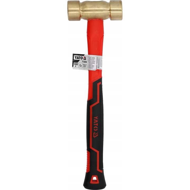 Чук с медна сърцевина Yato, 1000g, дръжка от фибростъкло