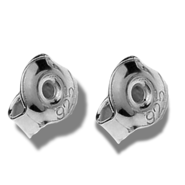 2 x Fluturas argint 925 4.5mm - Tomaio