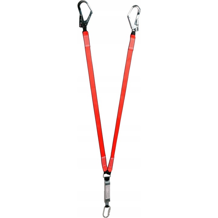 Amortizor de siguranta Yato, dubla banda 1,8 m, 45 mm, cu carabiniera