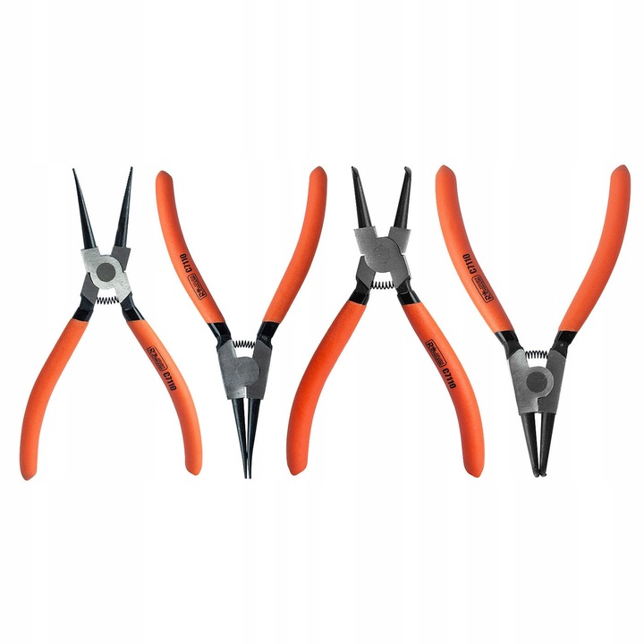 Set de clesti Segera 4 piese, 180 mm, cu maner antiderapant, din otel CR-V