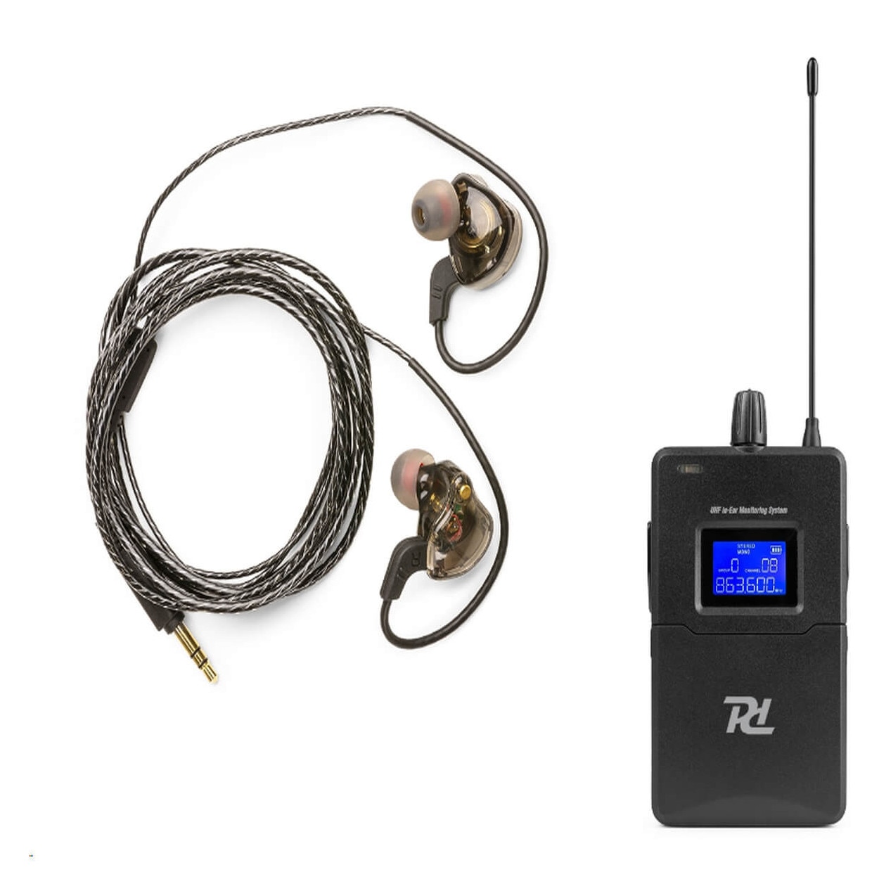 Receptor wireless Power Dynamics PD810R + casti