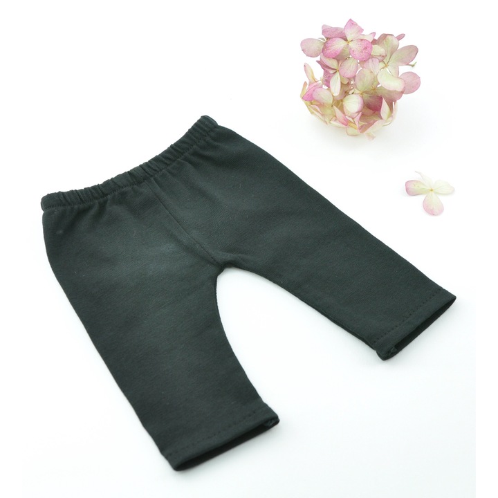 Leggings Miniland 38, Minikane 34 cm, Paola Reina 34 cm fekete