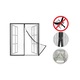 Plasa tantari magnetica pentru usa - 2.2 x 1 m