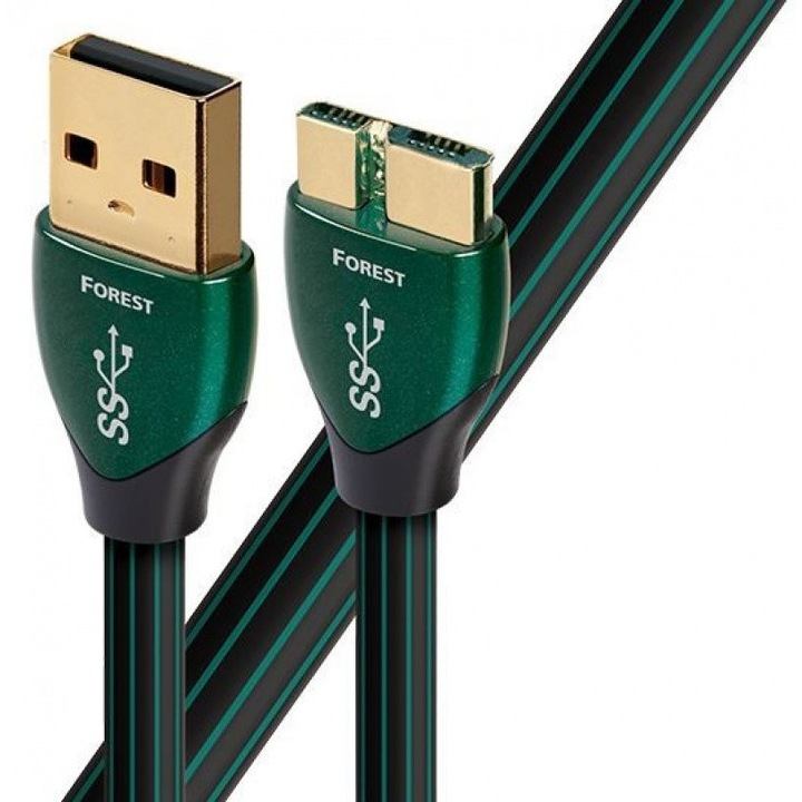 AudioQuest Forest USB 3.0 Micro USB kábel 1,5 m, ezüst