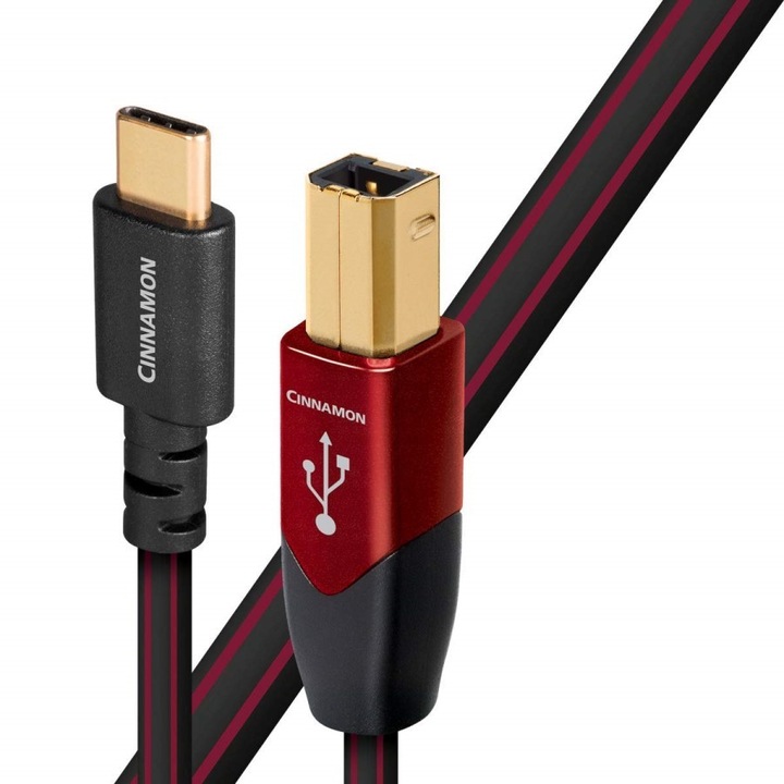 Cablu audioquest cinnamon usb-b la usb-c - 0.75 m, audioquest