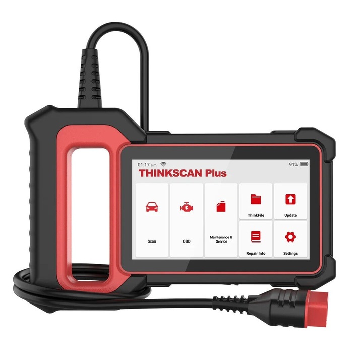 Interfata Diagnoza Tester Auto multimarca Cardiag® Launch THINKSCAN PLUS S4, Diagnoza pe 5 sisteme ale masinii, + 3 functii service la alegere, din 28 functii disponibile, UPDATE life time, limba Romana