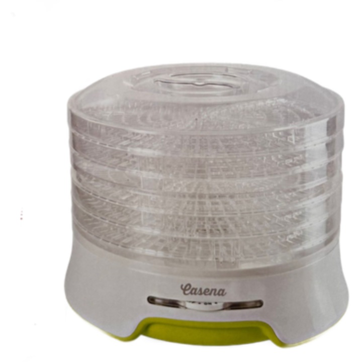 Дехидратор за храна, плодове, зеленчуци, лечебни билки, гъби, Casena 240W, 5 тави, 35-70°C