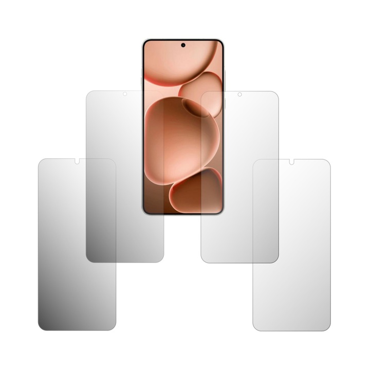 Комплект от 4 протектора за екран Folie24, за Oppo Find X8 Ultra, 2X ултрапрозрачни + 2X матови, пълно покритие на дисплея и подходящи за калъф, самозалепващи се, гъвкави със саморегенерация