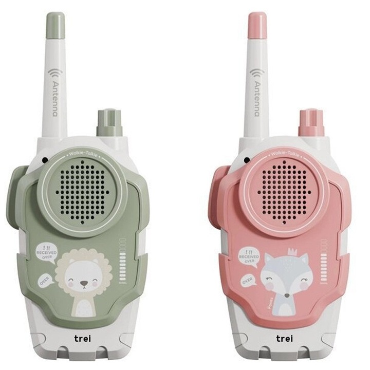 Walkie-talkie gyerekeknek 300 m távolságra, vízálló és ütésálló oktatójáték hosszú akkumulátor-üzemidővel, 2 eszközből álló készlet természetfelfedezéshez testvérjátékokhoz és azonnali családi-baráti kommunikációhoz