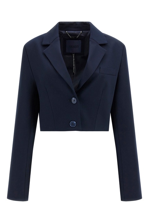 GUESS, Късо сако с лиосел, Тъмносин, S