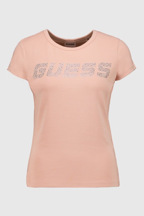 Guess, Tricou slim-fit pentru antrenament, Piersica