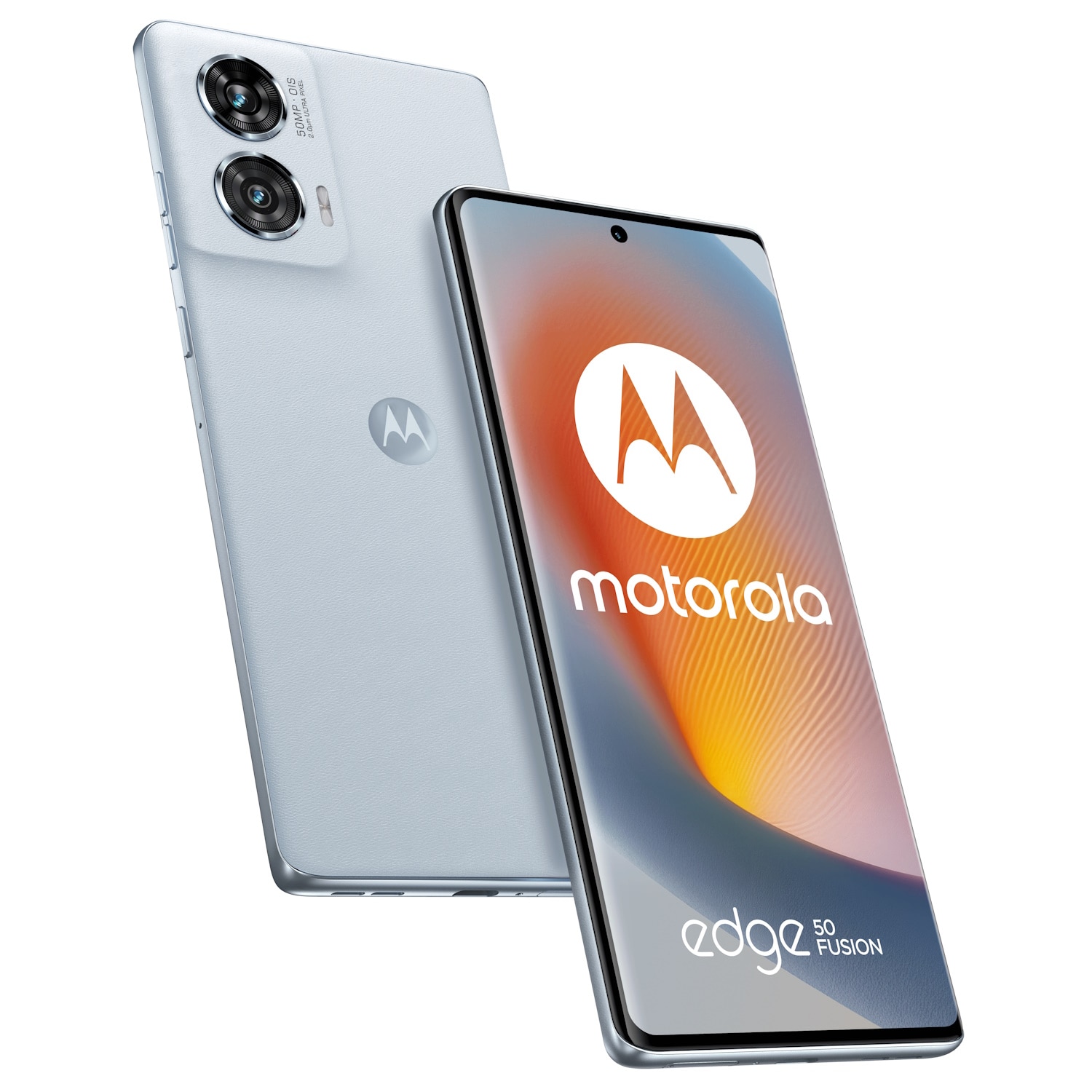 Telefon mobil Motorola Edge 50 Fusion, Dual SIM, 256GB, 8GB, 5G, Marshmallow Blue