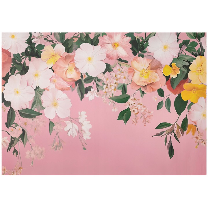 Фототапет, спалня, цветя, модерен, за стена, за стая, тапет, за хол, стена, декорация, 150x105 см, 15652VX3
