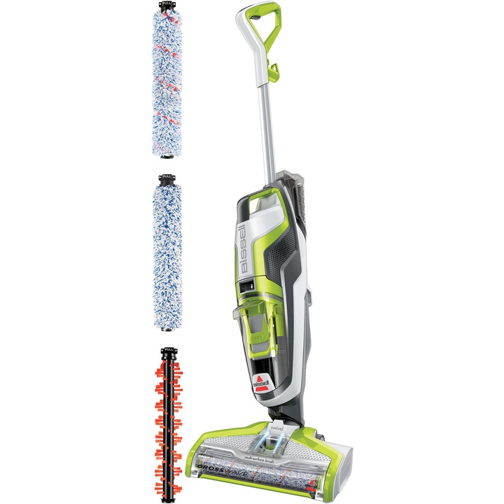 Прахосмукачка Bissell Crosswave Professional 3в1 зелено-сива 5.22кг 0.82л