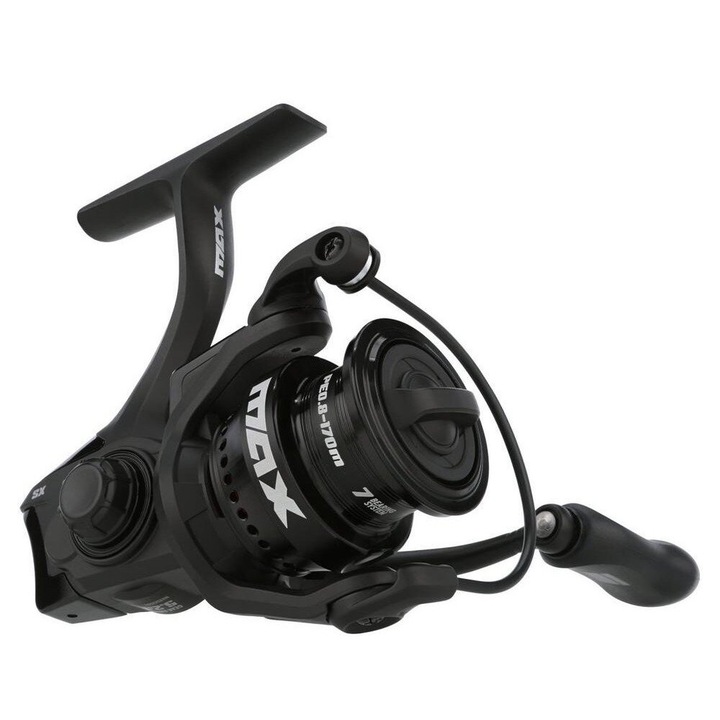 ABU GARCIA MAXSXSP2000 pergető orsó, 6 csapágy, 5.2:1, 3 kg fék, fekete, 213 g