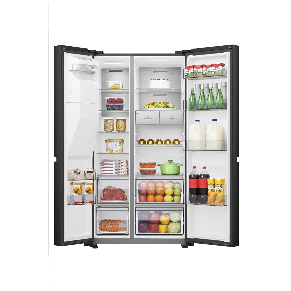 Side by Side HISENSE RS818N4TFE, Total No Frost, 632 l, H 179 cm