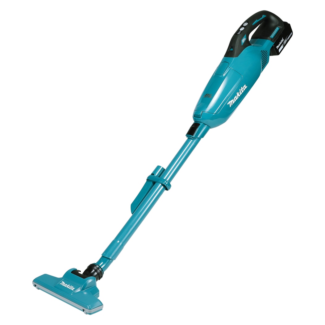 Aspirator vertical Makita DCL285FZ, albastru