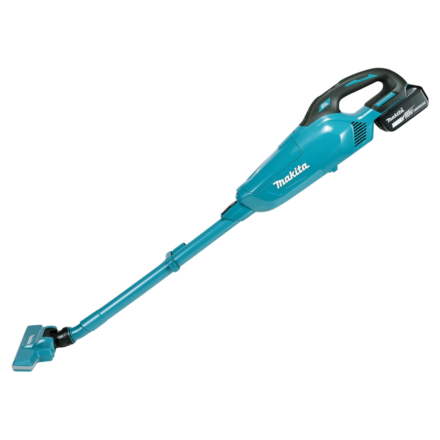 Aspirator vertical Makita DCL285FZ, albastru