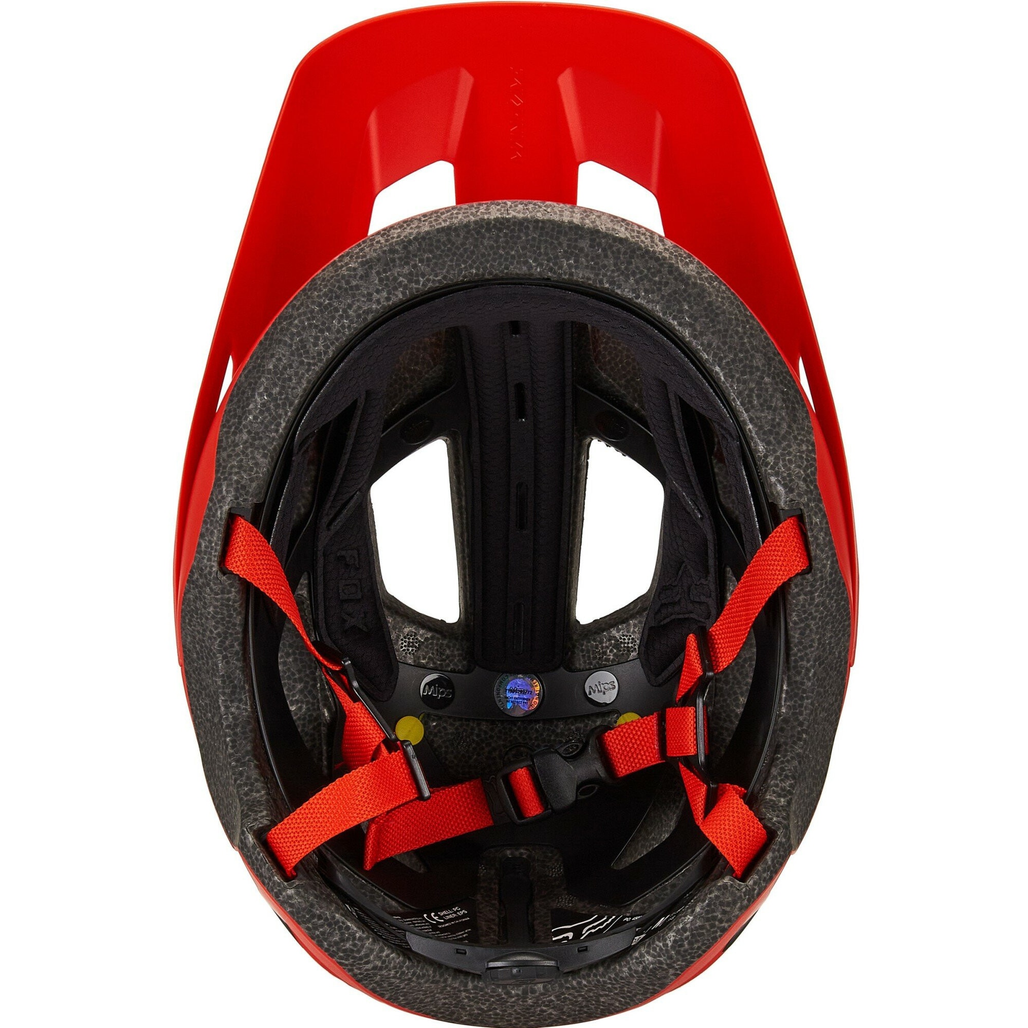 Casca de protectie FOX Mainframe Flo, rosie, MIPS, pentru MTB