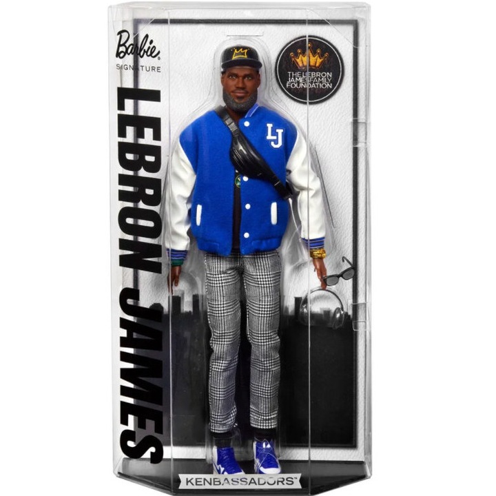 Кукла Barbie Signature Kenbassadors LeBron James, 35.5 см, комплект с аксесоари
