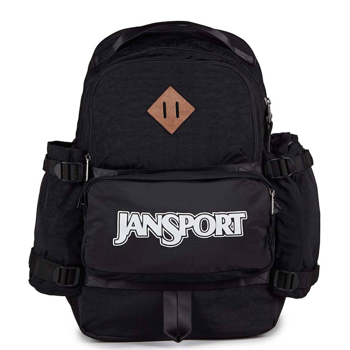 Rucsac urban JanSport Seattle Pack, 34L, negru, 32.5x16x47.3cm