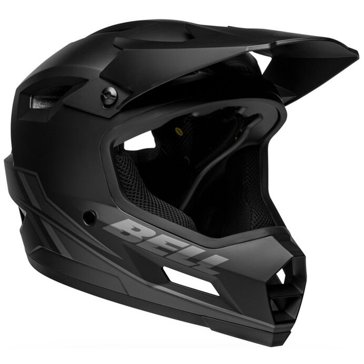 BELL Sanction 2 DLX Mips teljes arcvédős bukósisak, 14 szellőzőnyílással, Mips technológiával, fekete