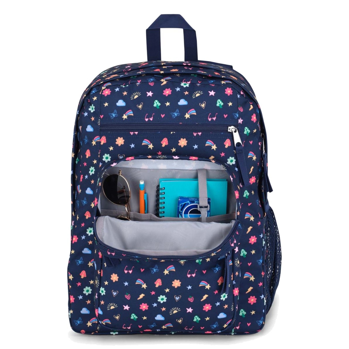 Ghiozdan pentru laptop, JanSport, 34 L, 43x33x25 cm, poliester, bleumarin