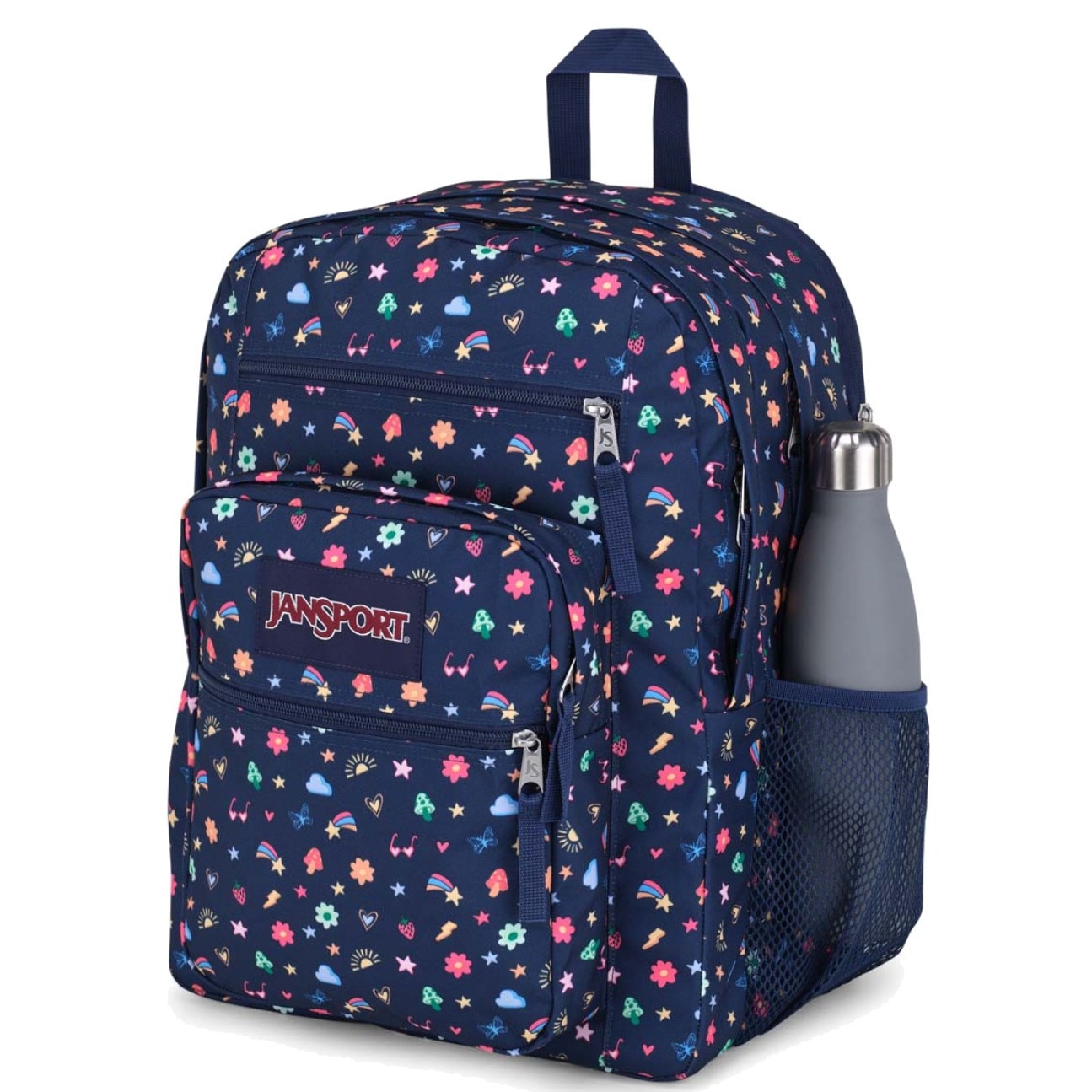 Ghiozdan pentru laptop, JanSport, 34 L, 43x33x25 cm, poliester, bleumarin