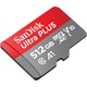 Card de memorie SanDisk Ultra Plus microSDXC, 512GB, 160MB/s, clasa 10/V10/A1, UHS-I, adaptor