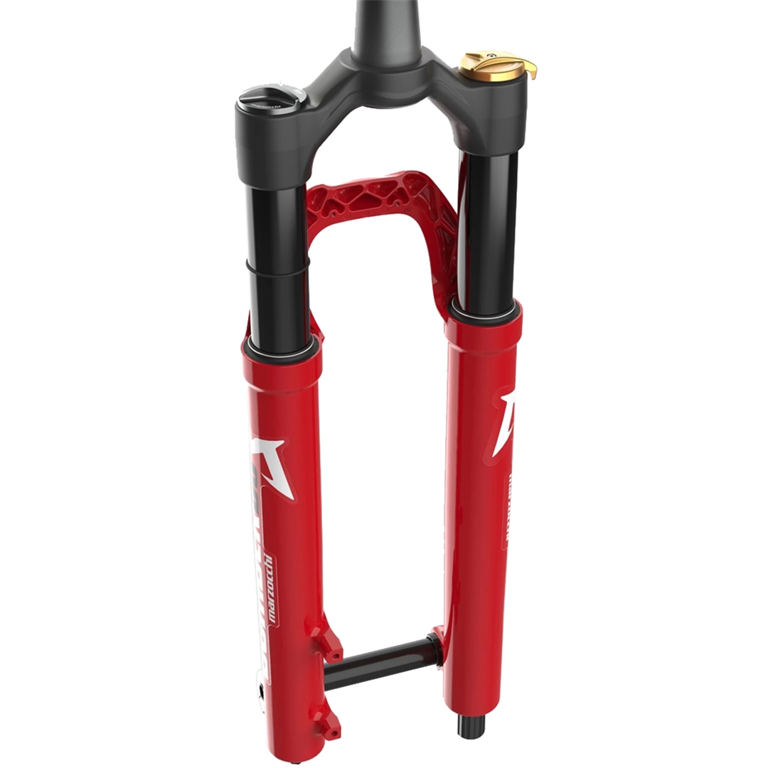 Amortizor bicicleta MARZOCCHI Bomber DJ, 100mm, rosu, 26
