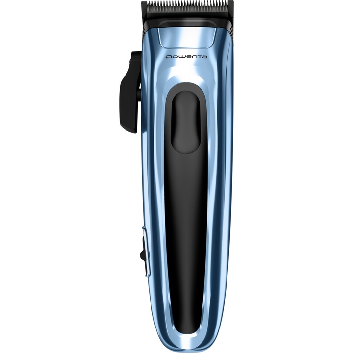 Aparat de tuns Rowenta Barber Experience TN1551E0, autonomie 150 minute, lame inox, 6500 rpm, 0.6 - 26.5 mm, cablu alimentare 1.8 m, albastru & negru