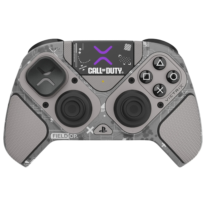 Геймпад Victrix PRO BFG Call of Duty Field Op, безжичен/кабелен, сив за PS5, PS4, PC, пълен комплект