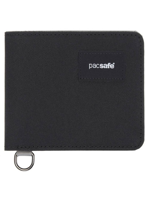 Pacsafe RFIDsafe Двусгъваем портфейл, против кражба, черен, 9x10.5x1см