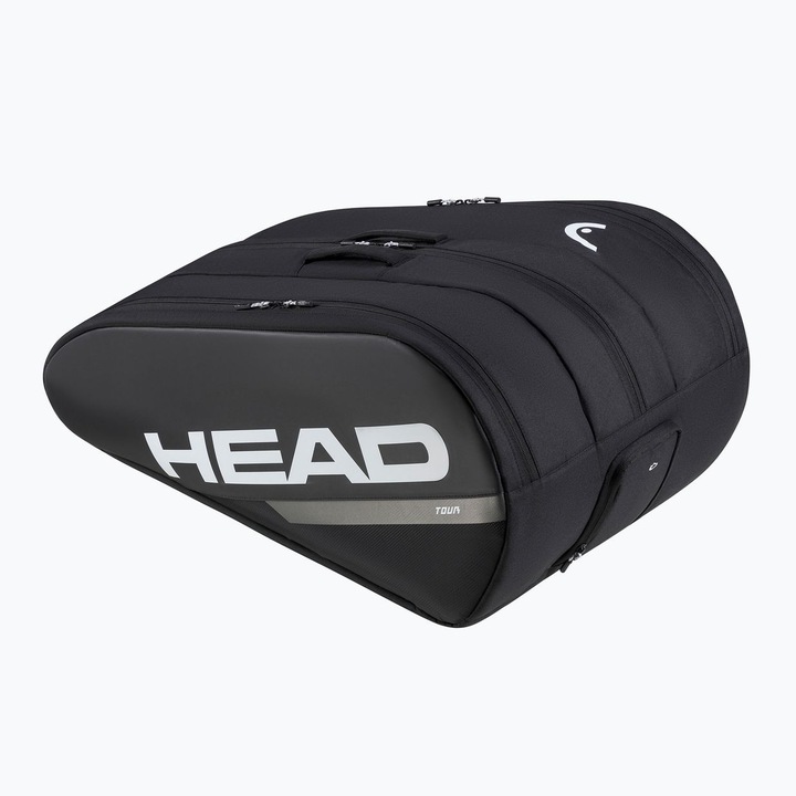 Чанта за ракети HEAD Tour XL, 75 л, 3 отделения, черна, 76,5 x 33 x 38 см