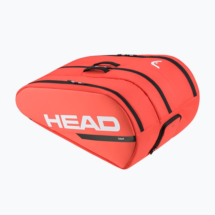 Geanta tenis HEAD Tour Racquet Bag XL, 75L, portocalie, 3 compartimente, pentru barbati si femei