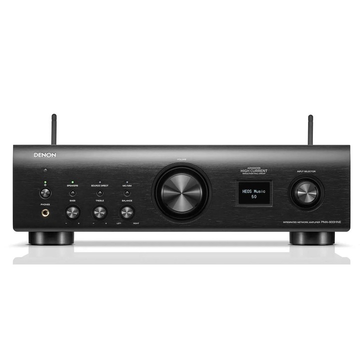 Amplificator Denon PMA-900HNE, 2 canale, 50W, Bluetooth, Wi-Fi, negru, 434x131x376mm