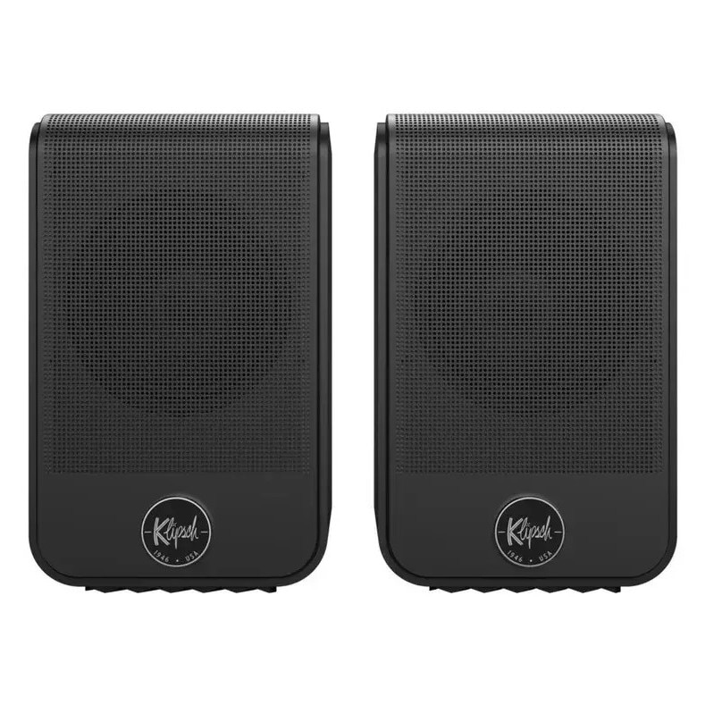 Boxe Klipsch Flexus, activa, 50W, 2.4Ghz Wireless, negru, 105x171x110mm, set 2 buc.