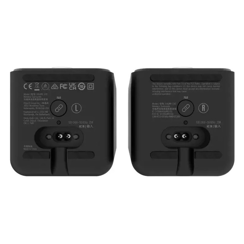 Boxe Klipsch Flexus, activa, 50W, 2.4Ghz Wireless, negru, 105x171x110mm, set 2 buc.