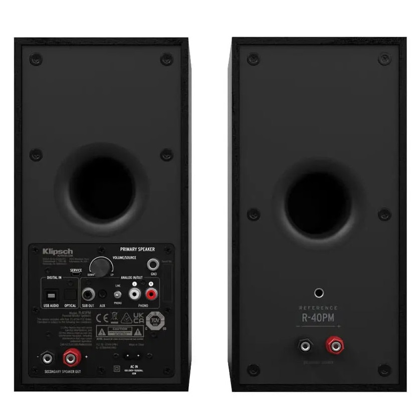Boxe active Klipsch REFERENCE, 70W, Bluetooth, 145x300x256mm, negru, set 2 buc.