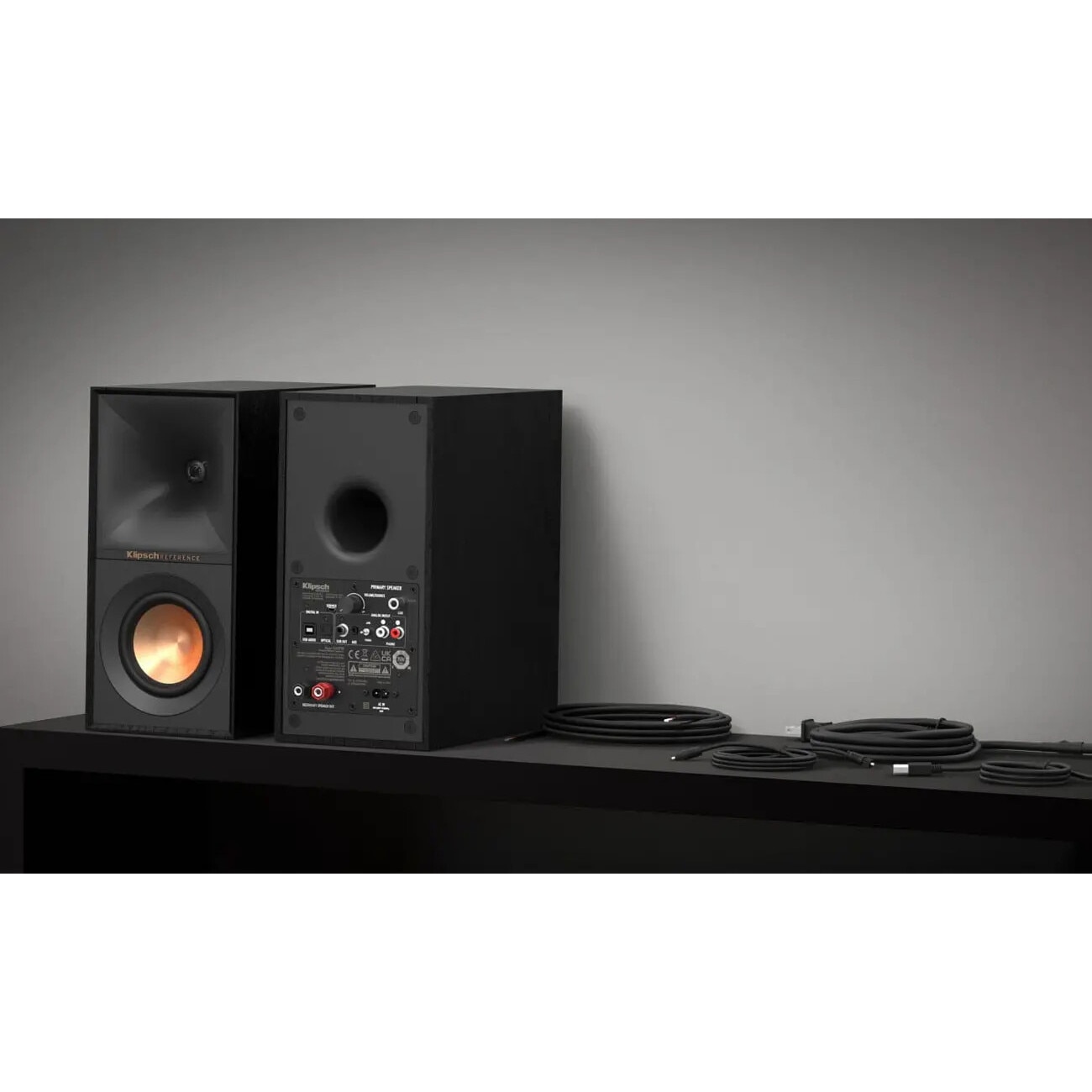 Boxe active Klipsch REFERENCE, 70W, Bluetooth, 145x300x256mm, negru, set 2 buc.