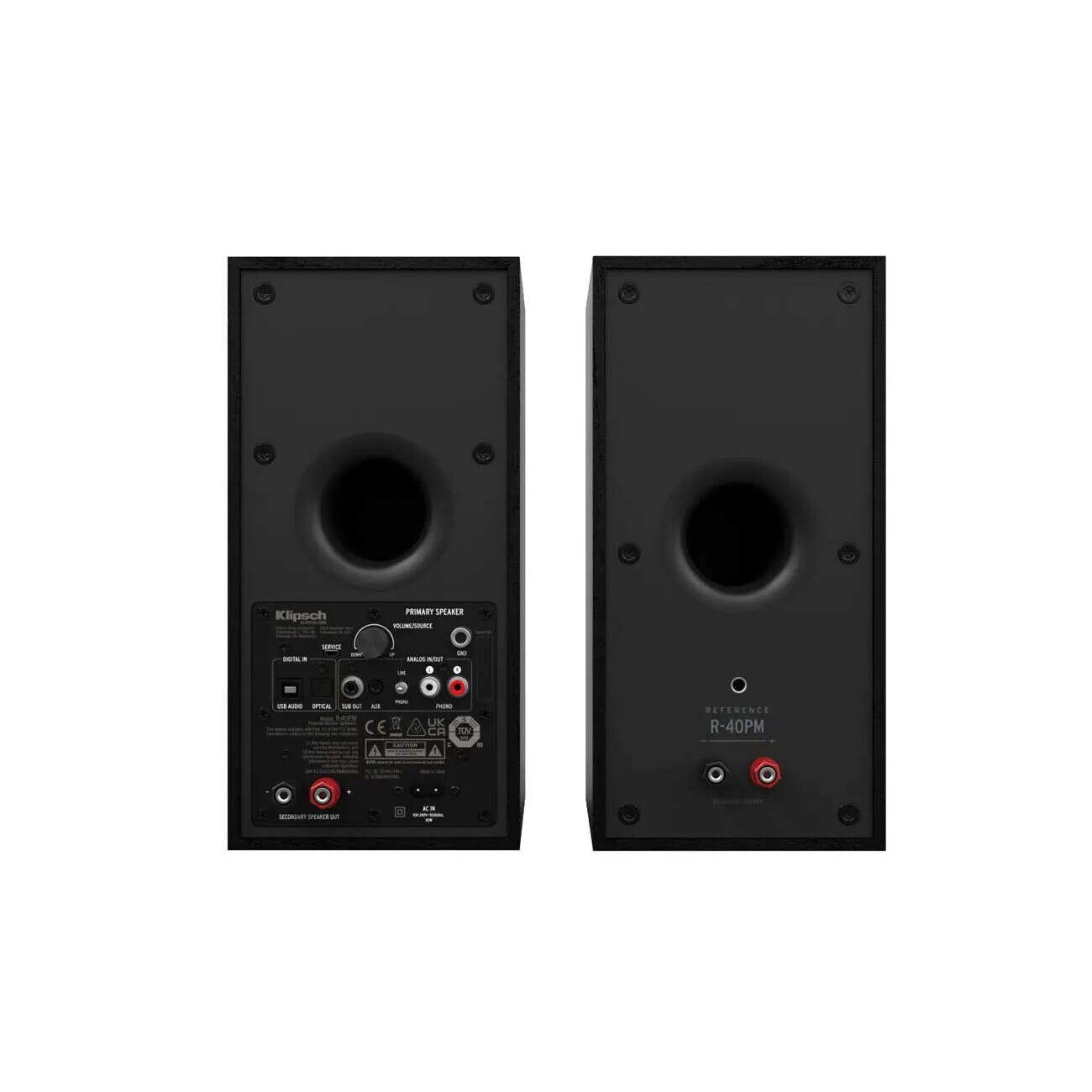 Boxe active Klipsch REFERENCE, 70W, Bluetooth, 145x300x256mm, negru, set 2 buc.