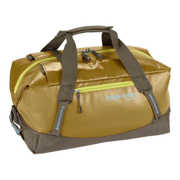 Eagle Creek Migrate Duffel 40 l-es 2 az 1-ben utazótáska, mezőbarna színű, méretek 26x47/72x24 cm, űrtartalom 39,5/44 l
