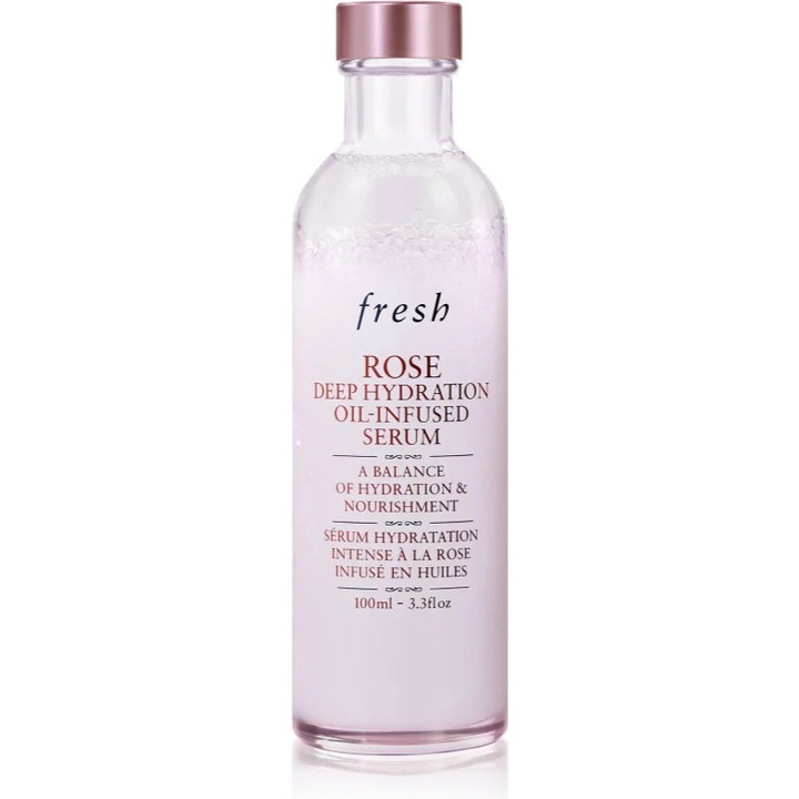 Fresh Rose mélyhidratáló olajos szérum 100 ml, 24 órás hidratálás, könnyű textúra