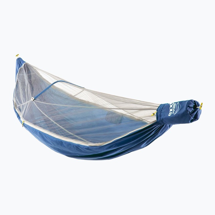 Hamac de calatorie ENO JungleNest, albastru, 300x140cm, 1 persoana, 136kg maxim