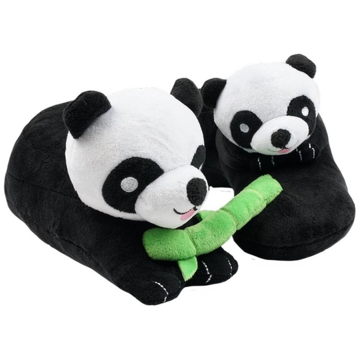 Perna de calatorie pentru copii Cabeau Evolution Kids, design panda, material prietenos cu mediul, utilizare in calatorii si acasa